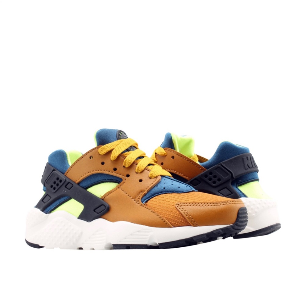 Nike Huarache Run - Desert ochre/Blue Volt